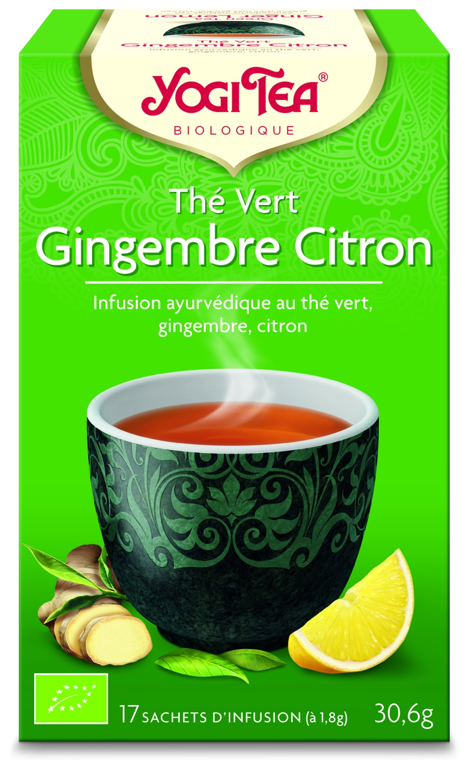 🌺🌿 Thé Gingembre Citron vert - 40g - Damhert Nutrition