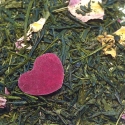 Sencha Rose avec paillettes dor