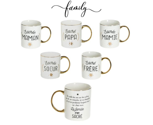 Mug Famille - 350 mL - Envouthé 