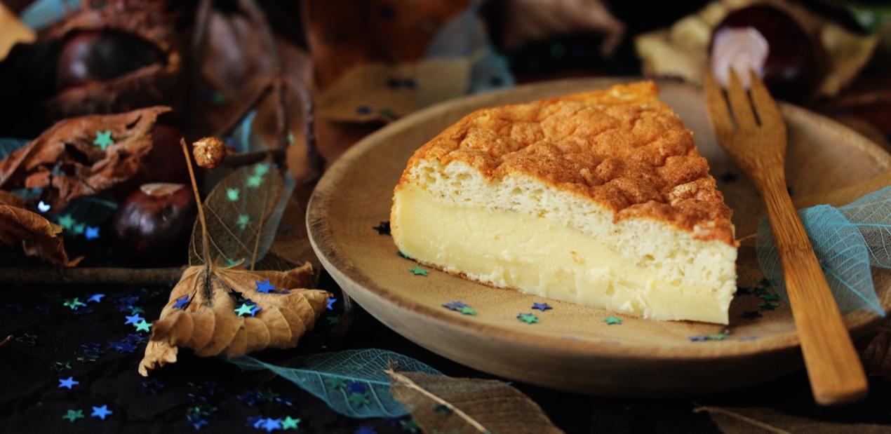 Gâteau magique au Thé Chant du Phoenix de Lu Shan