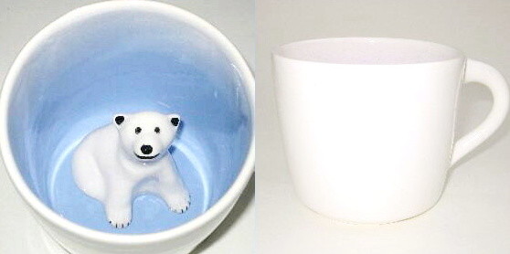 Un mug-ours de Spademan Pottery