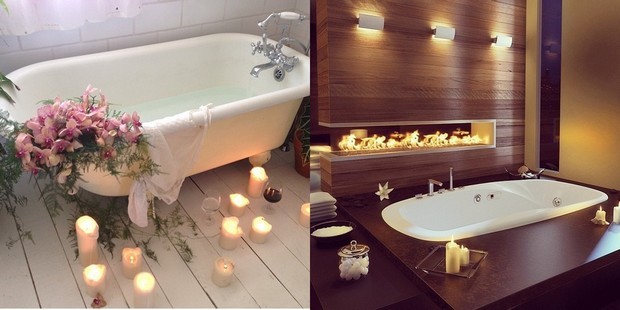 Pour un moment paradisiaque dans le bain