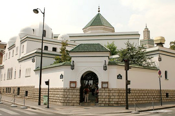 Entrée de la grande Mosquée de Paris