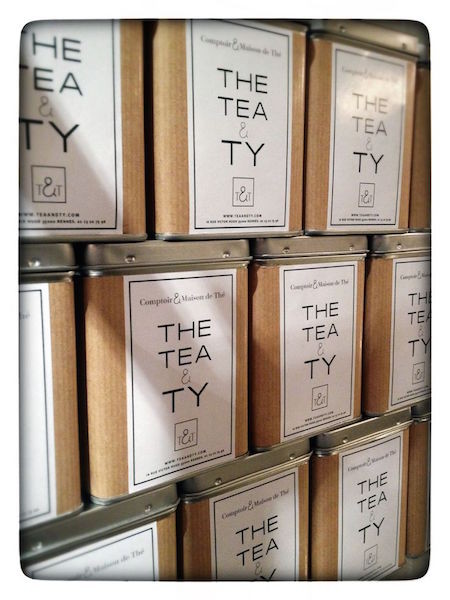 Des boîtes de thé chez TEA & TY