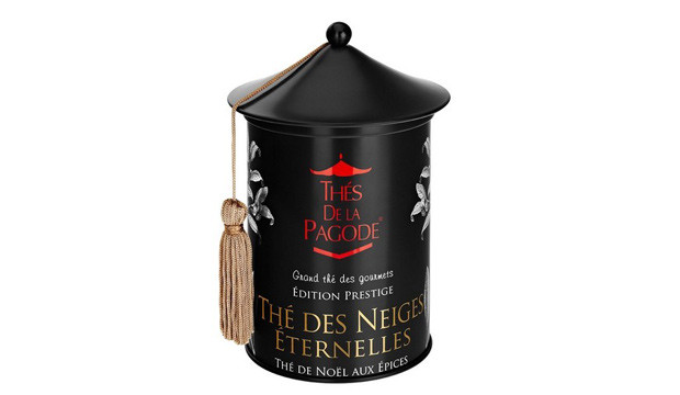 La boîte du Thé des Neiges Éternelles des Thés de la Pagode