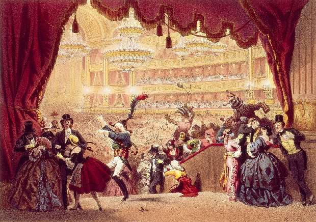 Le bal de l'opéra, Eugène Charles François Guérard, XIXe siècle