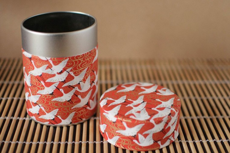 Boîte à thé décorée de papier washi - Maison Durable