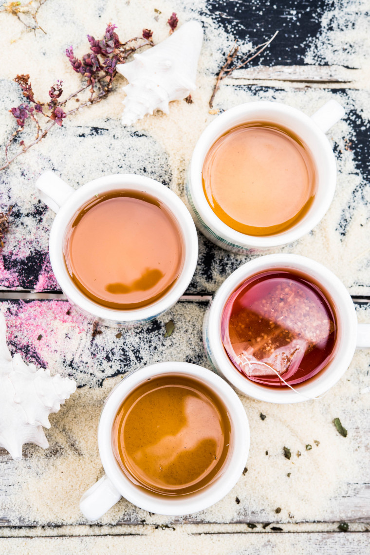 couleurs de thé