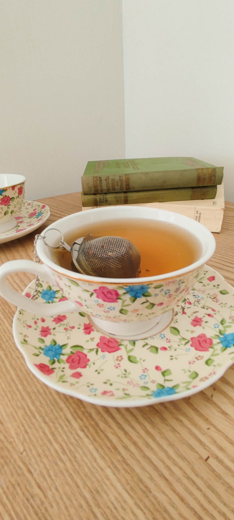 Mug à thé avec poignée, infuseur et couvercle - verre + paille inox avec  filtre